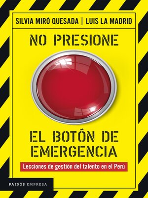cover image of No presione el botón de emergencia